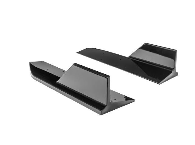 2024-UP FORD MUSTANG S650 | GT350R PERFORMANCE STYLE CARBON FIBER SIDE SKIRTS EXTENSION ROCKER PANELS GROUND EFFECTS